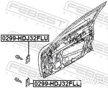 Петля двери nissan X-trail T30/T31/teana J31/J3