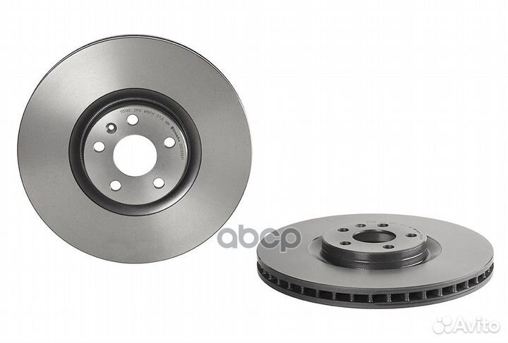 Диск торм.пер.вент. 345x30 5 отв. volvo XC90