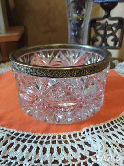 Хрустальная вазочка СССР