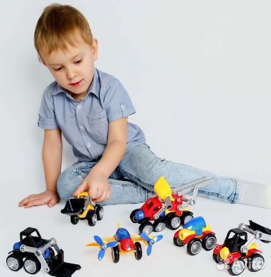 Магнитные машинки - конструктор Крибли, новые