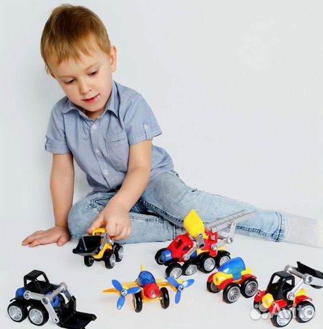 Магнитные машинки - конструктор Крибли, новые