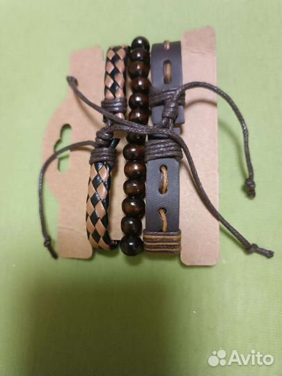 Кожаные браслеты ручной работы