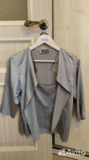 Натуральный шёлк блуза винтаж