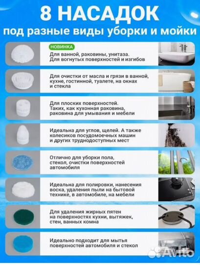 Щетка для уборки дома электрическая