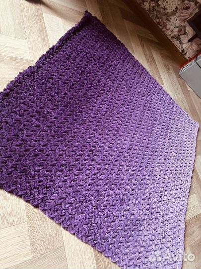 Плед из ализе пуффи