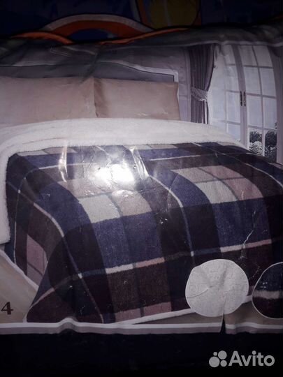Плед 2х спальный новый