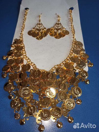 Набор украшений с монистами. Корона