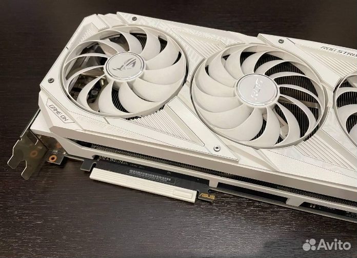 Видеокарта asus rog strix rtx 3090 oc white