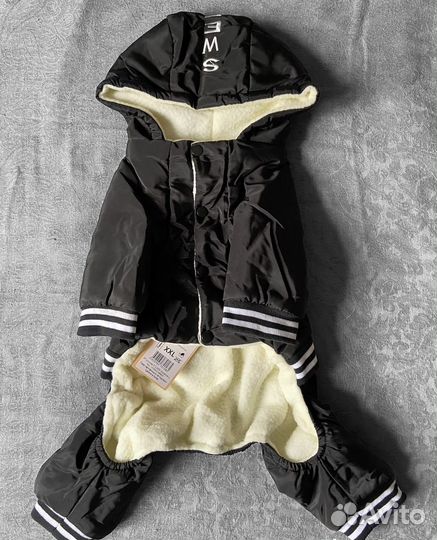 Зимний комбинезон для собаки, новый