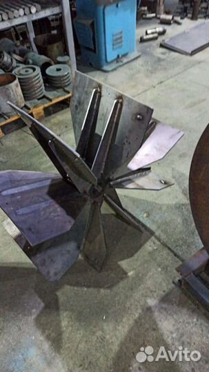 Балансировка крыльчаток колес вентиляторов