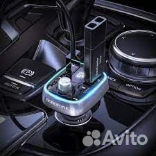 FM модулятор borofone BC32 Bluetooth+2USB