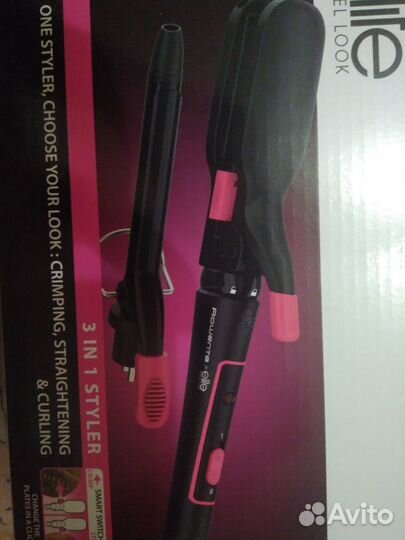 Стайлер Rowenta for elite model look 3 in 1