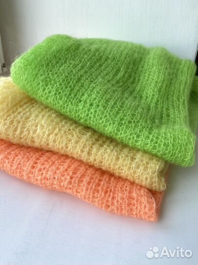 Вязаная паутинка из кидмохера