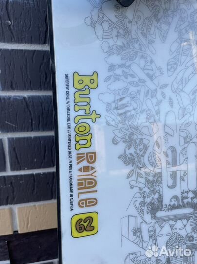 Комплект Сноуборд Burton Royale 62+крепы и ботинки