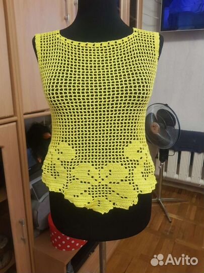 Топ вязаный крючком
