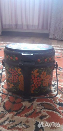 Солдатский котелок под хохлому