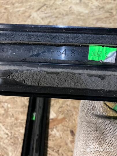 Накладка, молдинг крышки багажника audi q7 4m