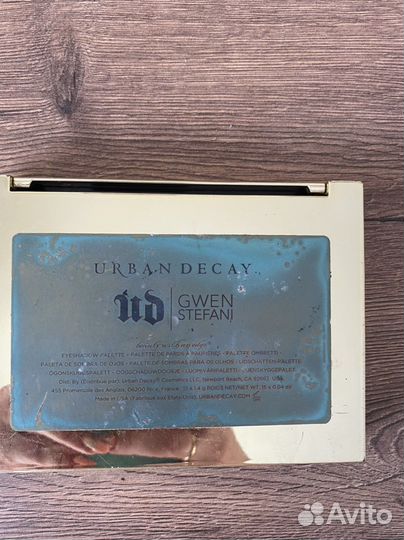 Палетка теней urban decay