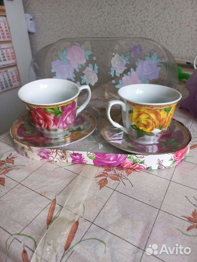 Чайный набор из двух чашек