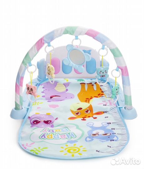 Развивающий коврик детский с пианино