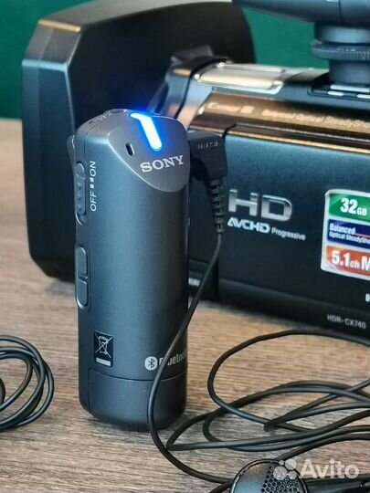 Радио петличка-микрофон Sony ECM-HW2(R)