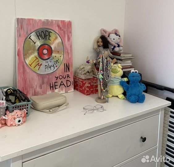 Картина акрилом на холсте декор интерьера