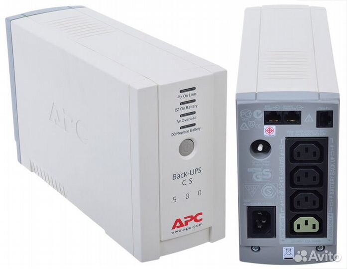 Бесперебойник APC Back-UPS CS 500