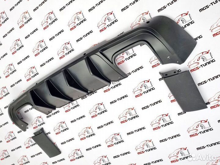 Диффузор Dodge Challenger 14-н.в. Competition 2x2