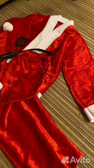 Костюм деда мороза детский