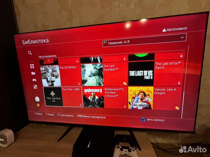 Игровая приставка ps4