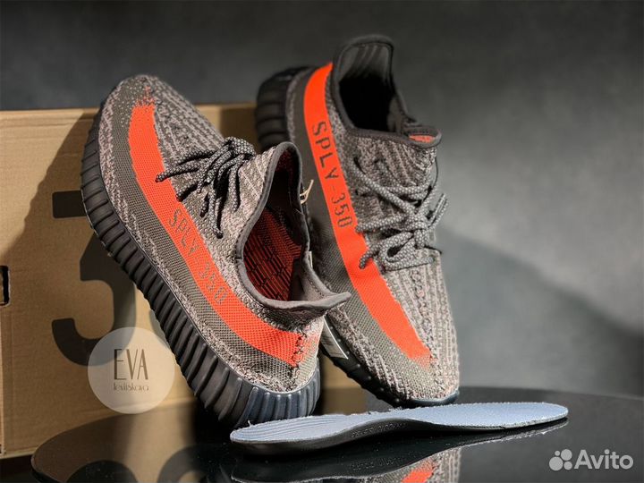 Кроссовки Adidas Yeezy Boost 350 V2 Carbon Beluga