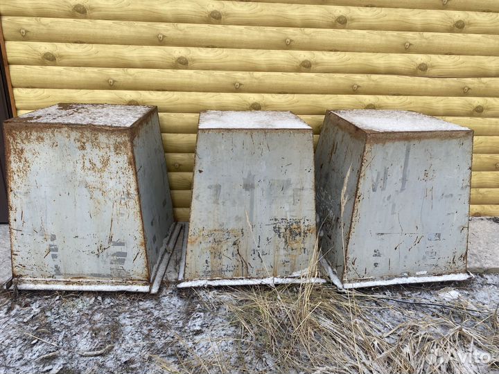 Мусорный контейнер металлический 0,75 м3 б/у