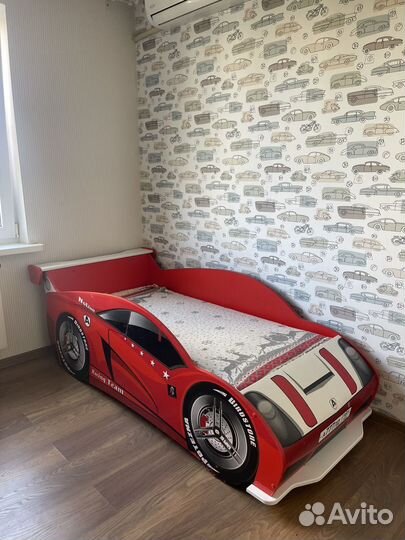 Детская кровать машинка бу