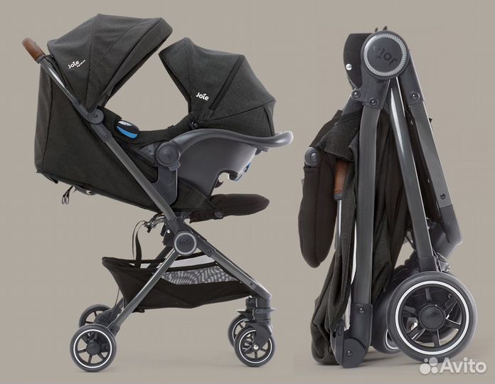 Коляска Joie Pact Ember стильная прогулочная