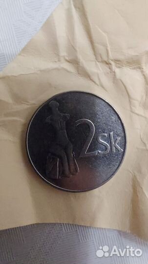 2 кроны Словакия 1994 год