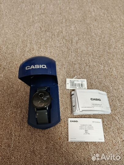 Наручные часы casio MTP-B310BL-1avef, серый