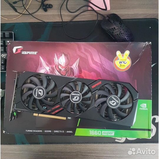 Видеокарта Colorful 1660 Super Ultra