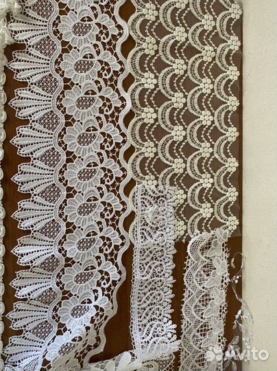 Кружева,бахрома,апликации,ткани для рукоделия