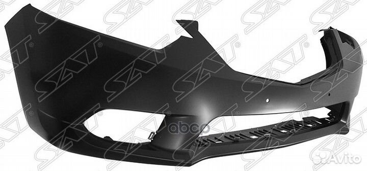 Бампер передний honda accord 11-13 без отв. под