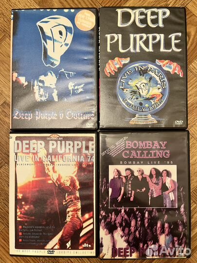Deep Purple DVD 14 шт.+ Rainbow, Nightwish и др