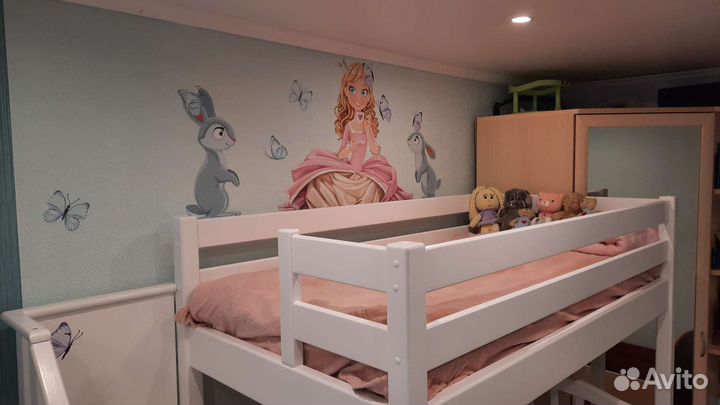 Детская кровать чердак