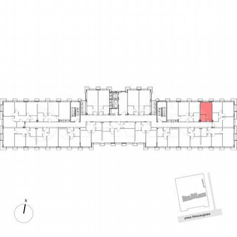 Апартаменты-студия, 19,4 м², 3/7 эт.