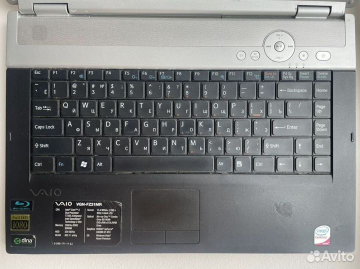 Ноутбук soni vaio PCG - 3A5P б/у