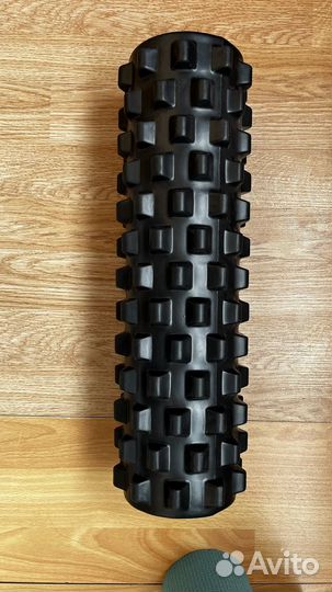 Коврик для фитнеса резинка массажный ролик