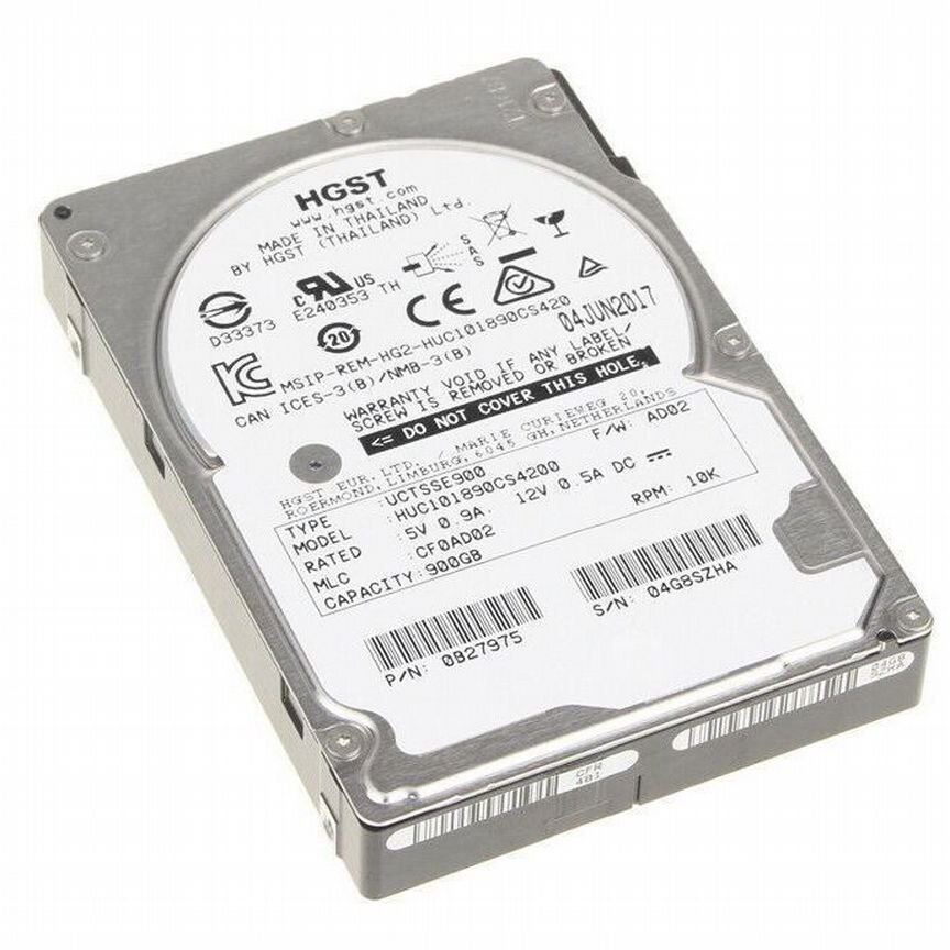 [HUC101890CS4200] Жесткий Диск Hgst 900gb Sas 2,5 Huc101890cs4200