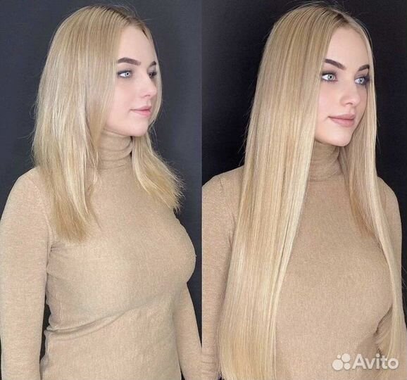 Наращивание волос модель
