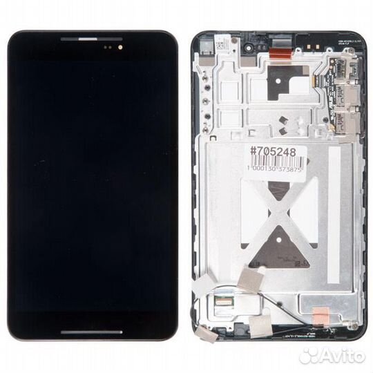 Дисплей в сборе с тачскрином и передней панелью дл
