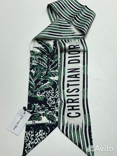 Шелковая лента повязка Dior twilly твилли