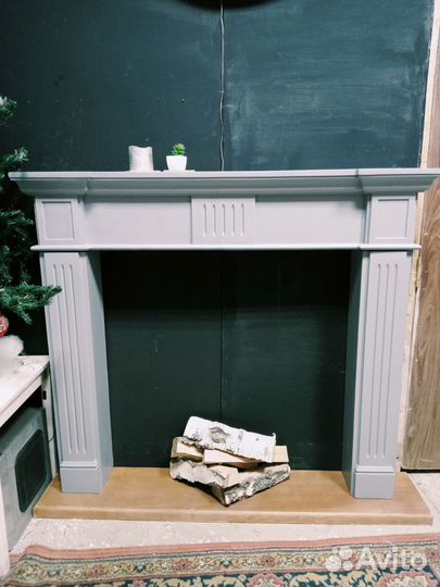 Каминный портал из гипса