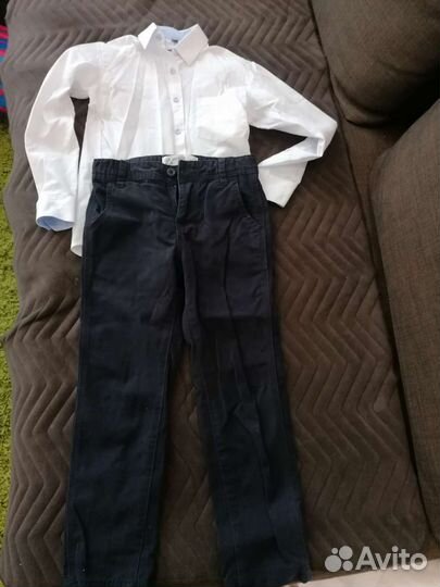 Брюки школьные размер 122